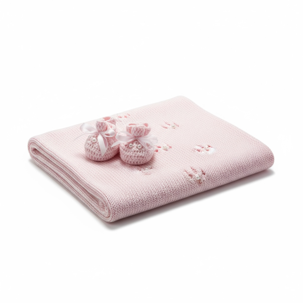 Pink Pearl Crochet Set
